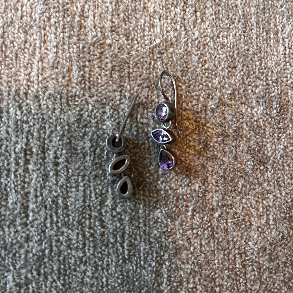 Amethyst earrings